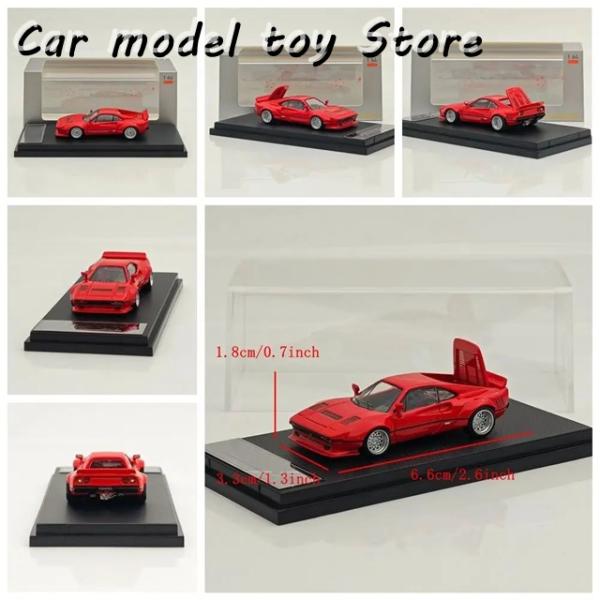 並行輸入品 HM 1/64 288 GTO ワイドボディ レーシングスポーツモデル ダイキャストメタ...