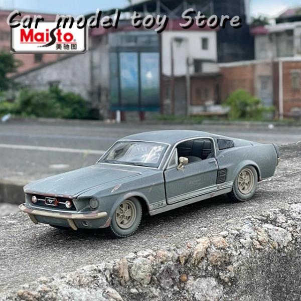 並行輸入品 1:24 FORD MUSTANG GT 1967 MAKE OLD RUST SPOR...