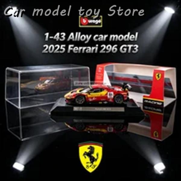 並行輸入品 BBURAGO 1:43 24H SPA AF CORSE FERRARI 2025 2...