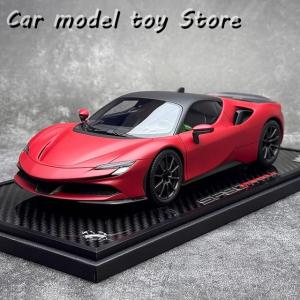 並行輸入品 1:18 SF90 ストラダーレ エンハンスドエディション 限定車 シミュレーションカーモデルコレクション オーナメント