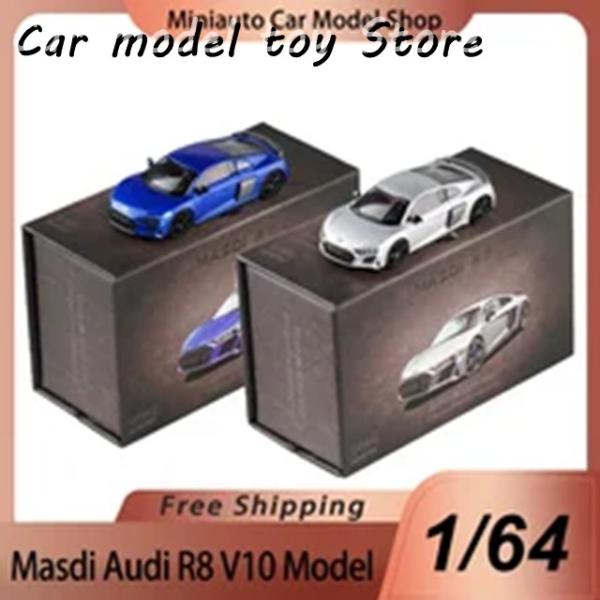 並行輸入品 在庫のMASDI 1:64 AUDI R8 V10 ENGINE MINIATURE A...