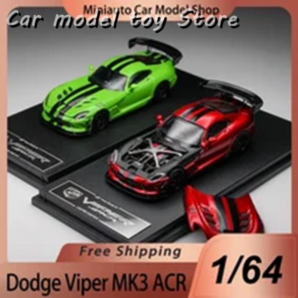 並行輸入品 HONE MODEL 1:64 DODGE VIPER MK3 ACR MINIATUR...
