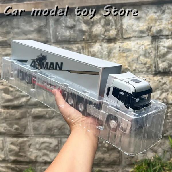 並行輸入品 ダイキャスト 1:36スケール FOTON EST トレーラーバン トラックモデル