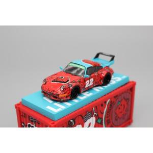 ミニカー 1/64 ポルシェ 911 RWB 964 レッド