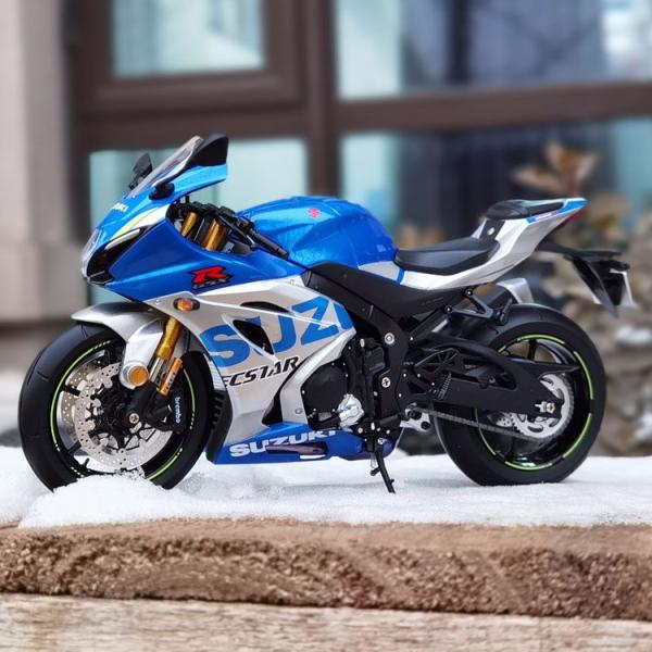 ミニカー LCD 1/12 スズキ GSX-R1000 ブルー/シルバー