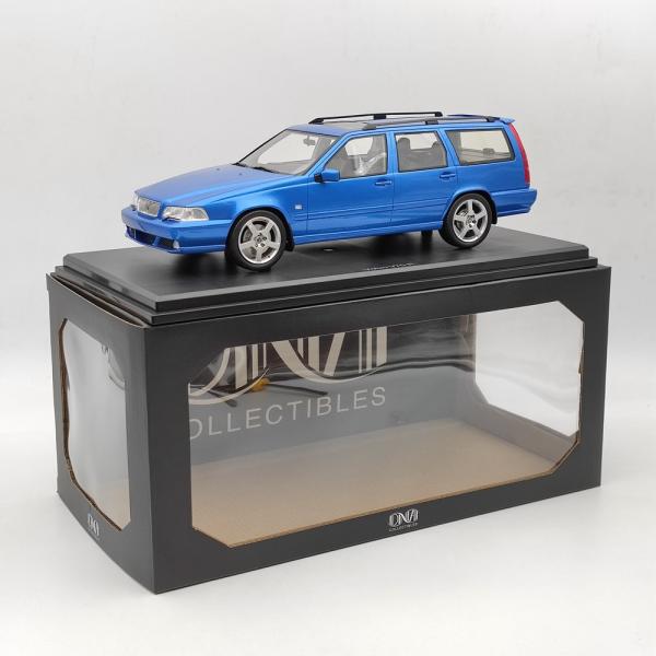 ミニカー 1:18 ボルボ volvo DNA C70 R トラベル ワゴン クロック ブルー