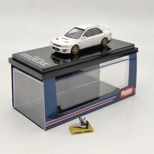 ミニカー 1/64 スバル インプレッサ WRX GC8 ホビージャパン エンジン付き合金車モデル｜k-e-s-shop