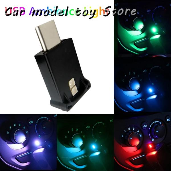 【並行輸入品】テスラ   モデル S 3 X Y ミニ USB C RGB LED 車室内夜ライト ...