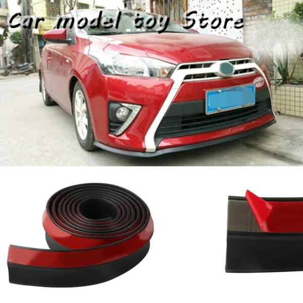 【並行輸入品】カー フロントバンパーリップスプリッタースポイラー ラバースカートプロテクター ボディ...