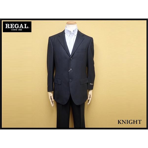 REGAL シングル3Bスーツ・92A5▲リーガル/未使用品/ストライプ/2タック/ビジネス/24*...