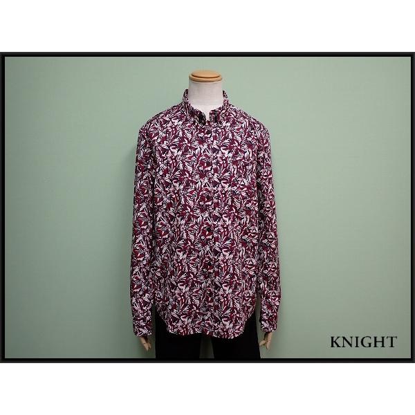 送料無料 Desigual 総柄シャツ・XL△デシグアル/長袖/メンズ/@B1/25霜3-8