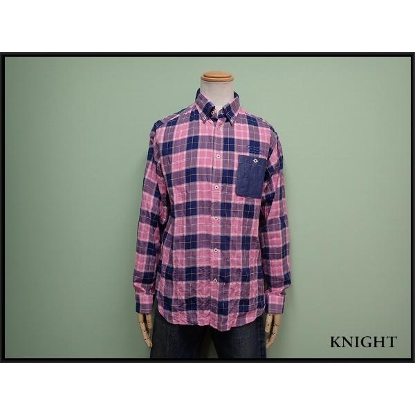 SINA COVA シャツ・L△シナコバ/エルボーパッチ/長袖/メンズ/@B1/25*3*2-9