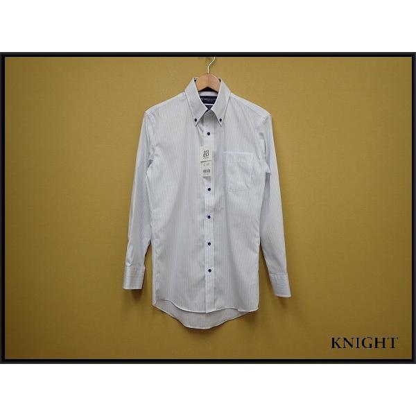 送料無料 BRICK HOUSE シャツ・S-80△ブリックハウス/ビジネス/ストライプ/形態安定シ...