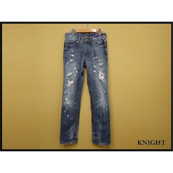 semanticdesign ダメージジーンズ・S△セマンティックデザイン/ユーズド加工/デニムパン...