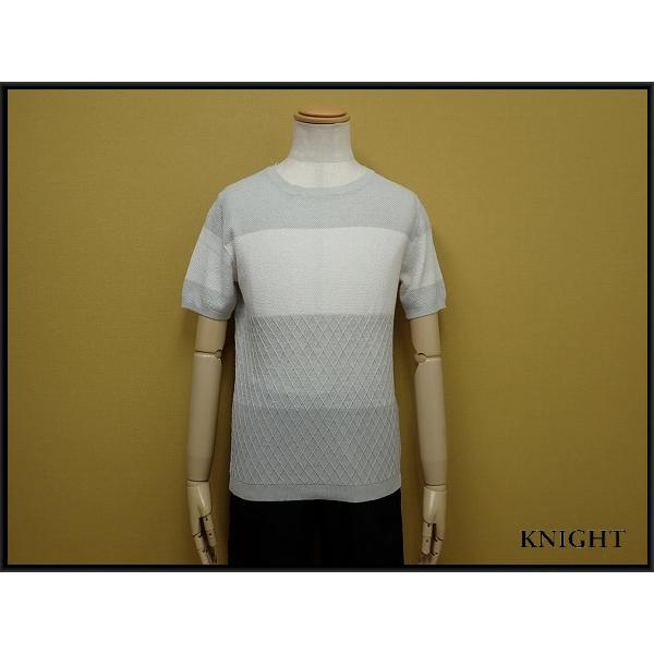 HIDEAWAYS rhenium 半袖ニット・46◆ニコル ハイダウェイ/メンズ/25葉2-18