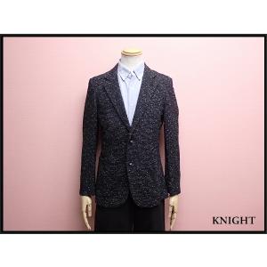 K☆K MOON ブレザーズバンクドットコム ツイードテーラードジャケット blazer's bank MOON生地 ツイードジャケット・170-4Drop□ブレザーズ