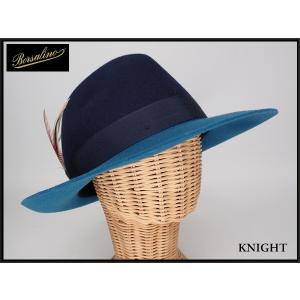 Borsalino フェルトハット・61cm★ボルサリーノ/イタリア製/中折れハット/帽子/@A1/100サイズ/24*5*2-10｜k-eshop