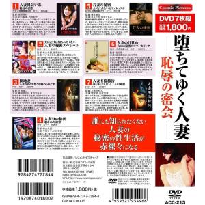 堕ちてゆく人妻 恥辱の密会 DVD7枚組の詳細画像1