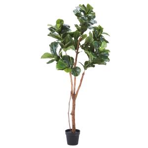 人工観葉植物 フェイクグリーン 観葉植物 造花 大型 カシワバゴム 180cm 消臭 お祝い インテリア Ct触媒 おしゃれ 正規販売店 抗菌