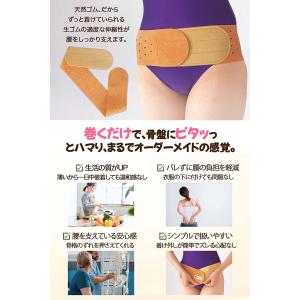 骨盤ベルト 腰ベルト 腰サポーター コルセット...の詳細画像2