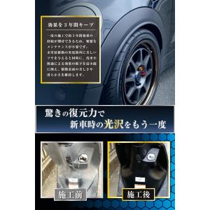 未塗装樹脂コーティング 車 黒樹脂復活 樹脂コ...の詳細画像4