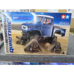 タミヤ 電動RCカーシリーズ Item No:58704 1/12RC トヨタ ランドクルーザー 40 ピックアップ クワッドトラック (GF-01FTシャーシ)｜k-hobby