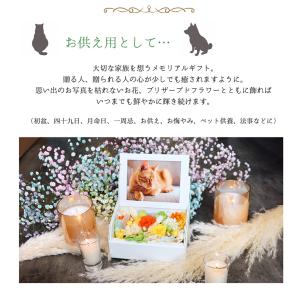 プリザーブドフラワー 写真立て フォトフレーム...の詳細画像4