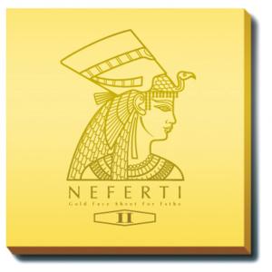 ネフェルティ2-黄金フェイスシート-1枚　おうちエステ パック マスク 金箔 エステ 高級 金箔エステ スキンケア 金箔パック 敏感肌 乾燥肌