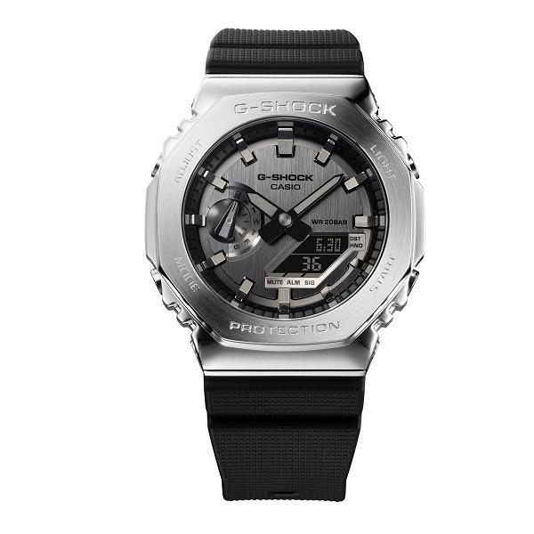 【国内正規品】[カシオ] 腕時計 ジーショック メタルカバード GM-2100-1AJF メンズ ブ...