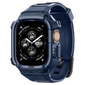 Apple Watch Ultra2 バンド 49mm 45mm 44mm 42mm 一体型 耐衝撃 PC TPU 二重構造 スポーツバンド 落下 衝撃 吸収 耐久性 傷防止 ラギッド・アーマー｜k-ko-bo