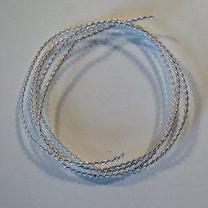 メール便可 七宝焼用 純銀リボン線 銀線 平線 幅1.0mm 厚さ0.1mm 長さ