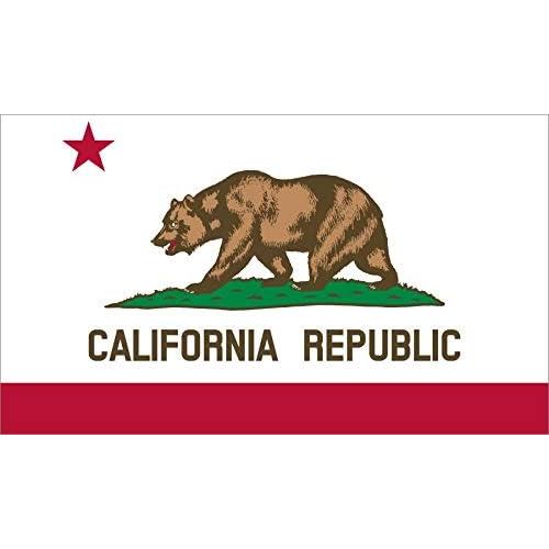 StickerTalk カリフォルニア国旗 ビニールステッカー 6インチ×3.5インチ