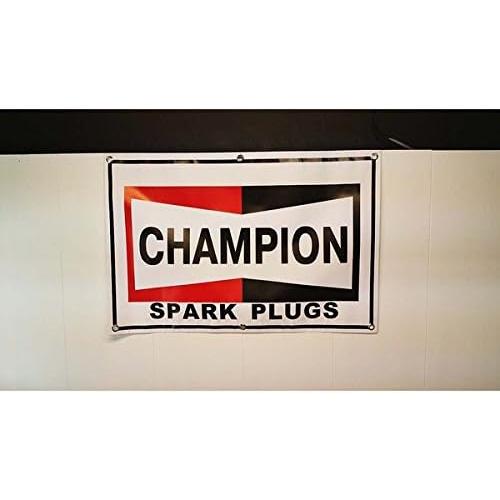 チャンピオン　プラグ　バナー　アメリカ ガレージ バナーシリーズ。 [並行輸入品]