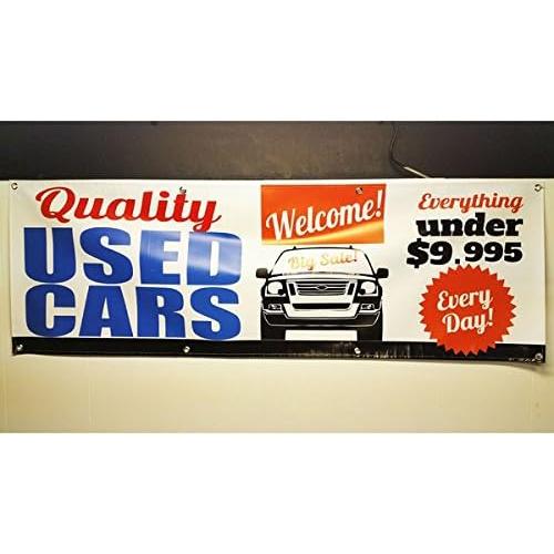 自動車中古車店向け　大型バナー　アメリカ ガレージ バナーシリーズ。 [並行輸入品]