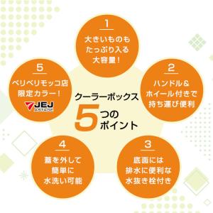 クーラーボックス 大型 限定カラークーラー 容...の詳細画像4