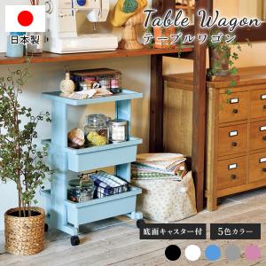 リセテーブルワゴン３段 キッチンワゴン キッチンラック キッチン収納 ワゴン収納 隙間収納 おしゃれ プラスチック収納 ラック収納 サイドワゴン 収納ケース｜ベリベリモッコ