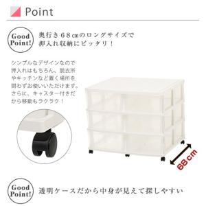 収納ボックス 収納チェスト 収納ケース 衣装ケ...の詳細画像2