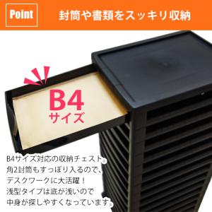レターケース B4 浅型15段 限定カラーアプ...の詳細画像4