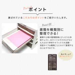 レターケースA4 収納ケース 書類収納 引き出...の詳細画像4