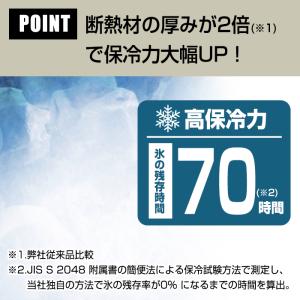 クーラーボックス 大型 44L キャスター付き...の詳細画像4