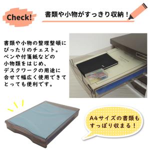 収納ボックス レターケース 浅型3段 書類収納...の詳細画像2
