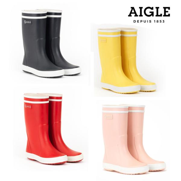 AIGLE LOLLY POP ZZJ8456 エーグル キッズ ロリポップ レインブーツ ラバーブ...
