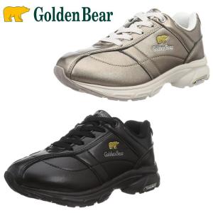 Golden Bear ゴールデンベア GB-368 レディース 防水 スニーカー ファスナー ウォーキング 散歩 幅広 3E｜k-lead