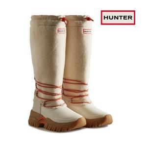 HUNTER ハンター レディース スノーブーツ ロング WOMENS WANDERER VEGAN SHEARLING INSULATED TALL SNOW BOOTS WFT2204HER｜k-lead
