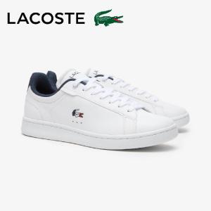 LACOSTE ラコステ 45SFA0084 CARNABY PRO TRI 123 1 SFA レディース ローカットスニーカー ホワイト ネイビー スポーツ レースアップ カジュアルシューズ｜k-lead