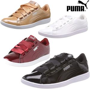 PUMA プーマ レディース スニーカー ビッキー リボン P 366417 PUMA VIKKY RIBBON P ウィメンズ パテント ローカット｜k-lead