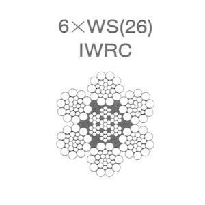 ワイヤーロープIWRC6×WS26 8mm : K-LIFTEC - 通販 - Yahoo