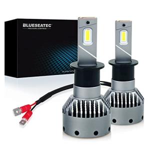 BLUESEATEC H3 LEDヘッドライト 爆光 20000LM 50W 超高輝度 正規日本製CSPチップ 車検対応 キャンセラー内蔵 99％車種