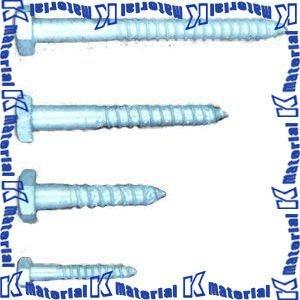 【P】清川工業 CS6X38 10本 架線材料 六角コーチスクリュー M6 首下38mm 亜鉛メッキ...