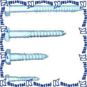 【P】清川工業 CS12X100 5本 架線材料 六角コーチスクリュー M12 首下100mm 亜鉛...
